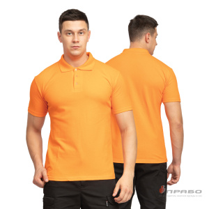 Рубашка «Поло» с коротким рукавом оранжевая. Артикул: Трик1031. Цена от 882 р.
