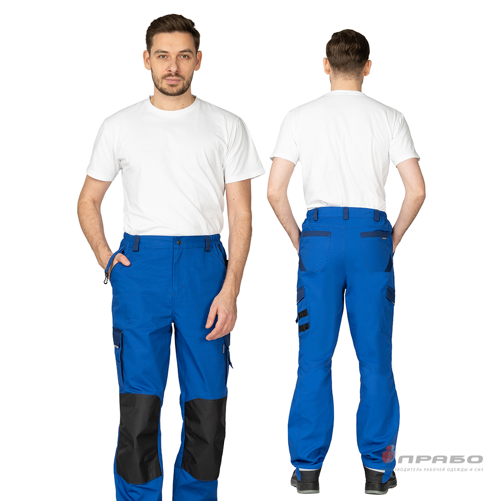 Брюки мужские «Сюрвейер Смарт» василёк/тёмно-синий. Артикул: 12939. Цена от 3 150,00 р. в г. Казань