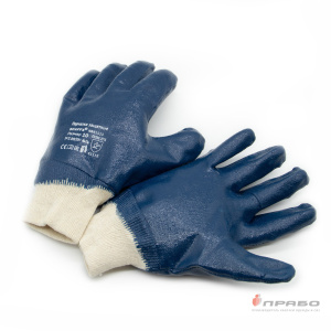 Перчатки с полным нитриловым обливом и манжетой резинка Scaffa NBR1530. Артикул: 9954. Цена от 204 р.
