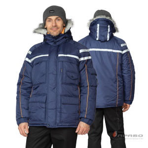 Куртка мужская утеплённая «Аляска» тёмно-синяя. Артикул: Кур210 . Цена от 4 680 р. в г. Казань