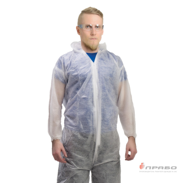 Малярный одноразовый комбинезон с капюшоном из спанбонда «Каспер». Артикул: Од202. #REGION_MIN_PRICE# в г. Казань