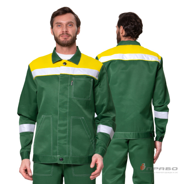 Костюм мужской «Пантеон 2 СОП» зелёный/жёлтый. Артикул: Кос119с. #REGION_MIN_PRICE# в г. Казань