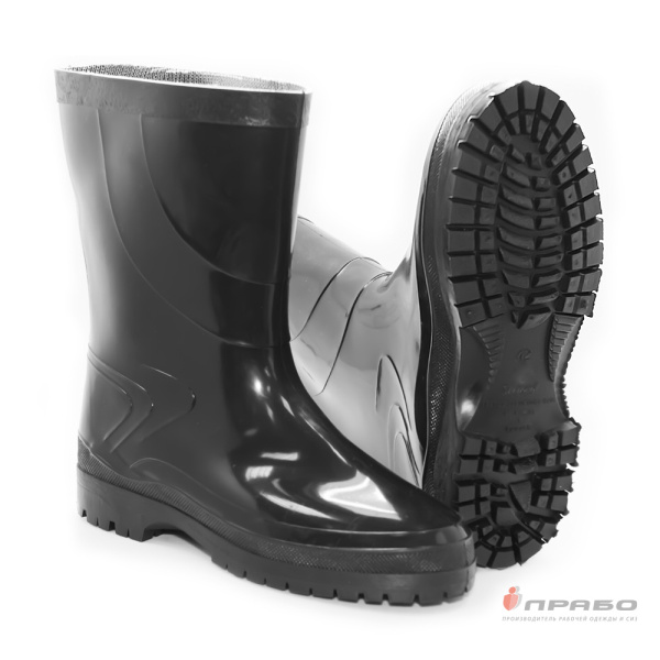 Сапоги мужские ПВХ «Sardonix 166-03» чёрные (28 см). Артикул: Пвх157. #REGION_MIN_PRICE# в г. Казань