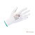 Перчатки полиэфирные с 1/2 полиуретановым покрытием Jeta Safety JP011W белые. Артикул: 11747. Под заказ.