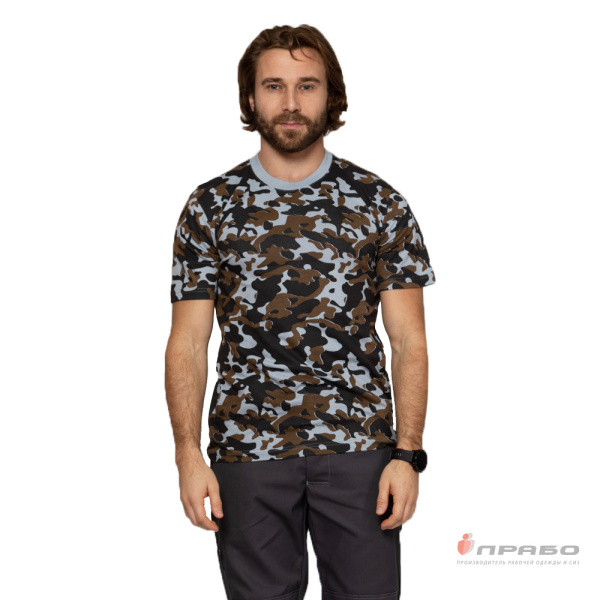 Футболка трикотажная камуфляжная. Артикул: Трик111. #REGION_MIN_PRICE#