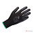 Перчатки полиэфирные с полиуретановым покрытием Jeta Safety JP011B чёрные. Артикул: 11748. Под заказ.