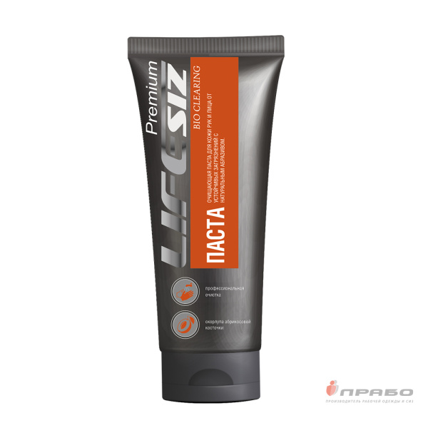 Паста для мытья сильнозагрязненных рук LifeSIZ Premium, туба 200 мл. Артикул: 11254. #REGION_MIN_PRICE#